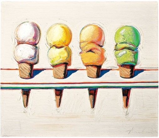 four-ice-cream-cones-1964-painting-artreport